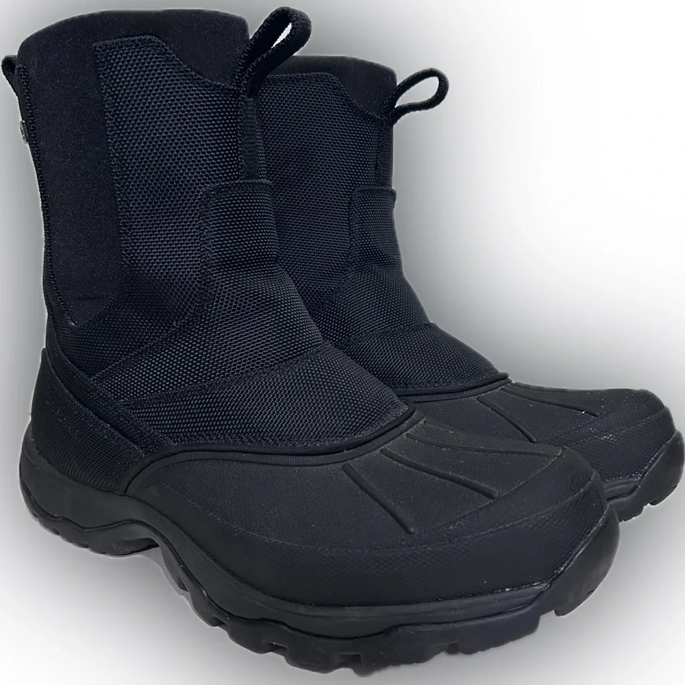 LL Bean Black Storm Chaser Men Chelsea Waterproof TEK 2.5 Winter Work Boots 10